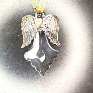 Glass angel 3.5inches ornament
